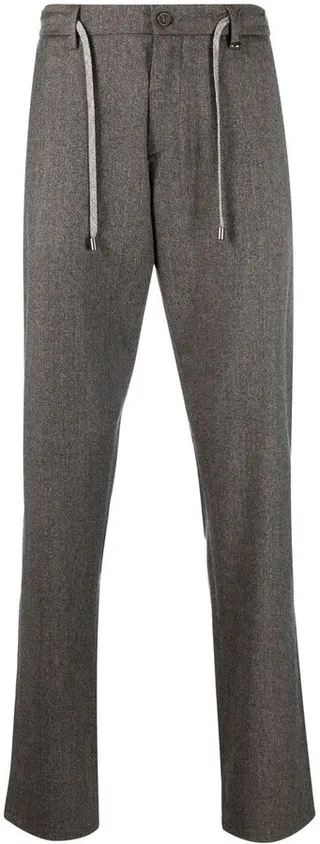 Straight-Leg Tailored Trousers