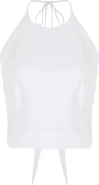 Halterneck Cotton Top