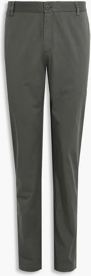 Cotton-blend twill chinos