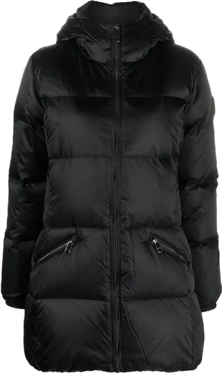 Zip-Up Hooded Puffer Jacket