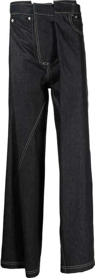 Shift straight-leg trousers