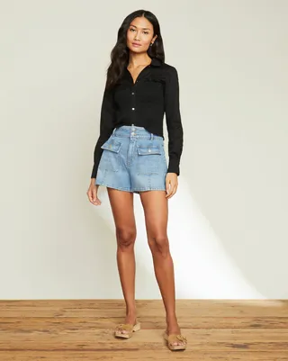 Abigail Patch-Pocket Short