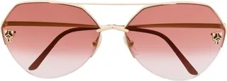 Panther Head-Detail Sunglasses