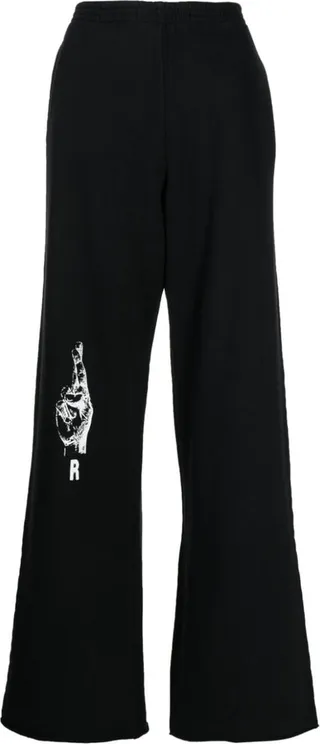 Graphic-Print Cotton Track Pants