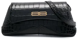 Crocodile Effect Flap Bag