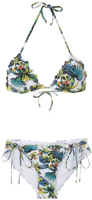 Tropical Pattern Bikini Set