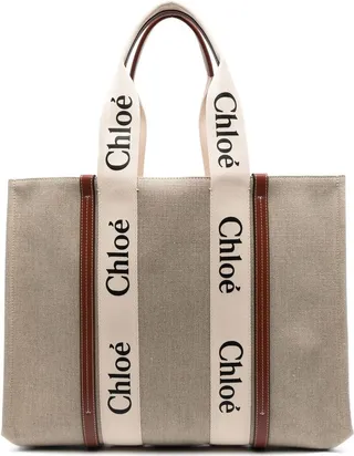 large Woody logo tote bag
