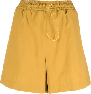 Elasticated-Waistband Shorts