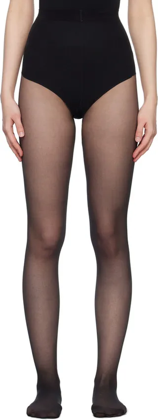 Wolford Black Individual 10 Tights