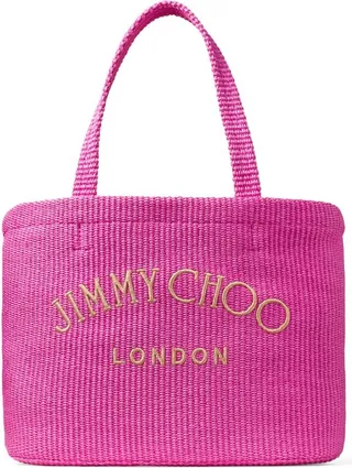 Jimmy Choo Mini Raffia Beach Tote Bag