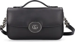 Petite GG leather shoulder bag