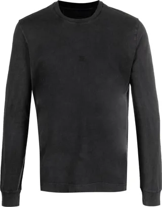 embroidered-logo T-shirt