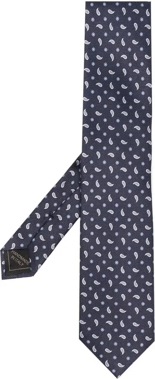 Woven Paisley-Pattern Tie
