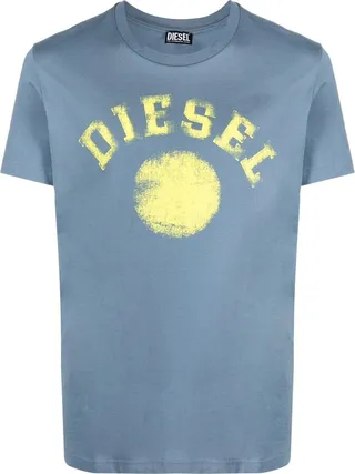 logo-print organic-cotton T-shirt
