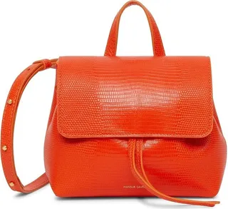 textured-finish Lady crossbody bag