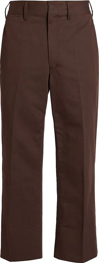 One Pleat Wide-Leg Pants