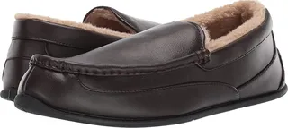 Deer Stags Spun Slipper (Dark Brown Synthetic) Men's Shoes