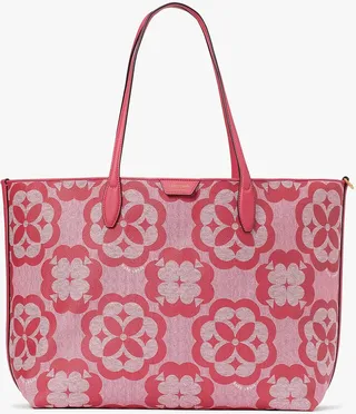 Kate Spade Spade Flower Monogram Sutton Large Tote