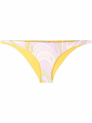 Onde-print bikini bottoms