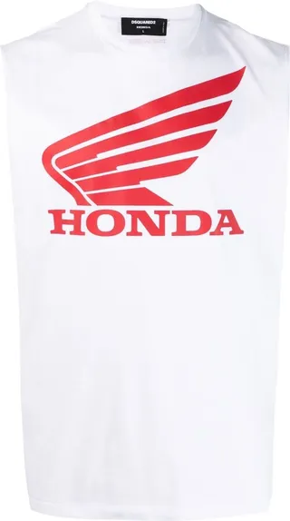 x Honda graphic-print tank top