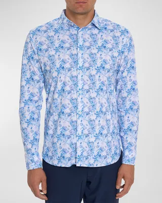 Men's Basinger Performance-Stretch Sport Shirt