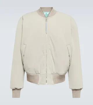 Reversible bomber jacket