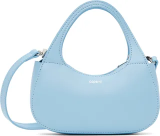 Coperni Blue Micro Baguette Swipe Bag