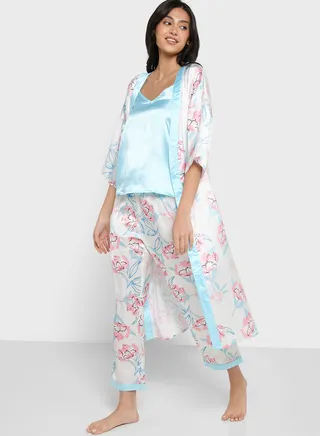 4 Piece Pyjama Set