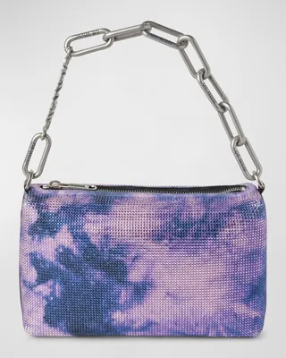 Block Strass Tie-Dye Pouch Shoulder Bag