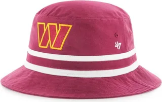 Men's '47 Brand Burgundy Washington Commanders Striped Bucket Hat