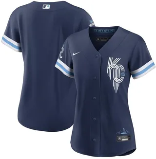 Women's Nike Navy Kansas City Royals 2022 City Connect Replica Jersey