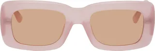 The Attico Pink Linda Farrow Edition Marfa Sunglasses