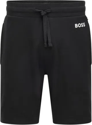 Colour-block shorts with contrast logo