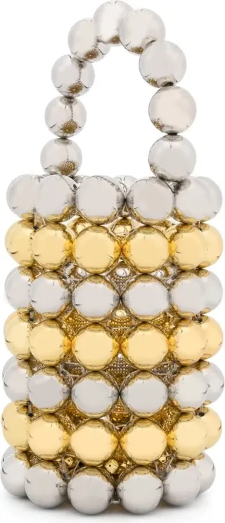 Comino beaded tote bag