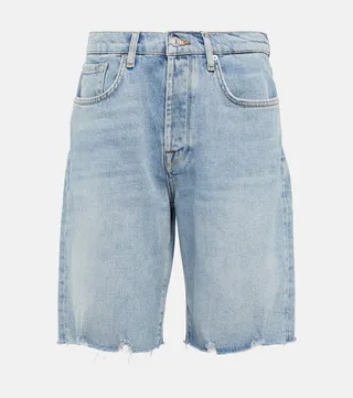 Andy mid-rise denim shorts