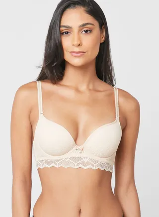 Lace Trim Bra
