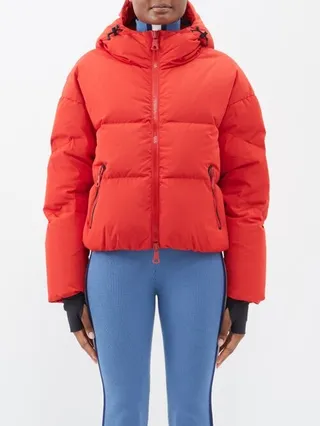 Meribel Quilted Down Ski Jacket