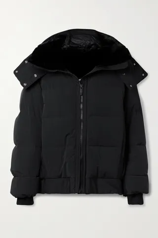 Fusalp - Dolores Faux Fur-trimmed Hooded Quilted Down Ski Jacket - Black