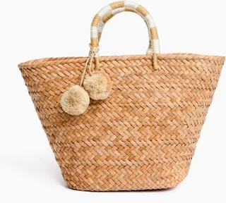 Natural Stripe St. Tropez Tote