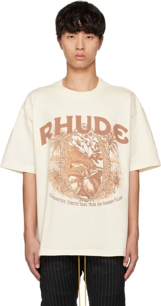 Rhude White Cigaro T-Shirt