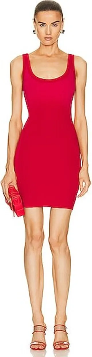 COTTON CITIZEN the Verona Mini Dress in Red
