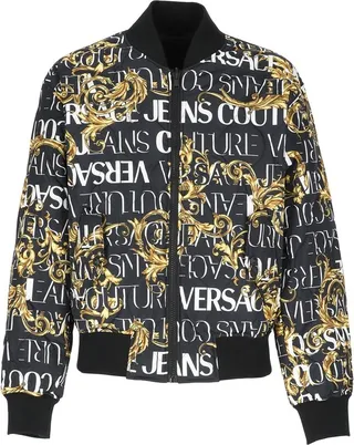 Versace Jeans Couture Rversible Zip-Up Bomber Jacket