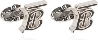 Burberry TB Monogram Logo Engraved Cufflinks