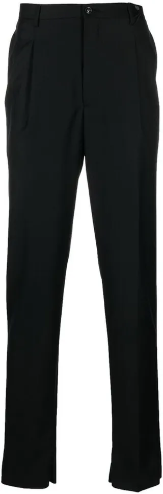 Straight-Leg Tailored Trousers
