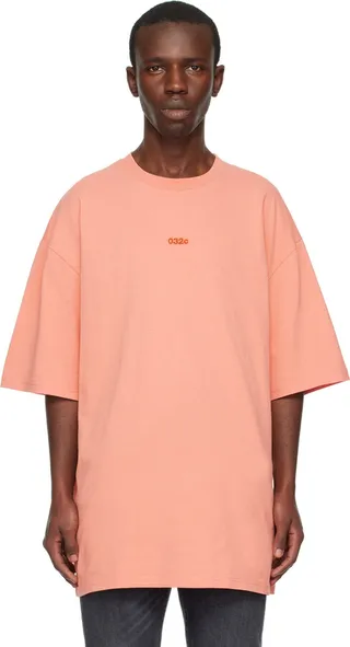 032c Orange Terra Oversized T-Shirt