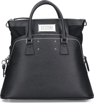 Maison Margiela Logo Patch Zipped Tote Bag