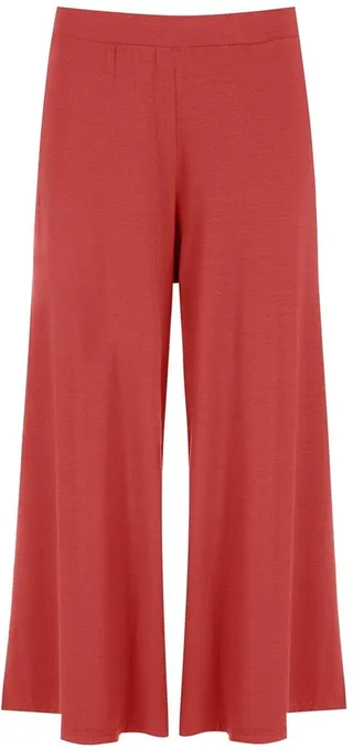 Flared Cropped Trousers
