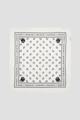 Printed cotton-voile bandana
