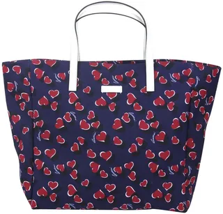 Gucci Women's Canvas Handbag Heartbit Print Tote Bag