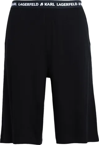 Logo Pyjama Bermuda Sleepwear Black